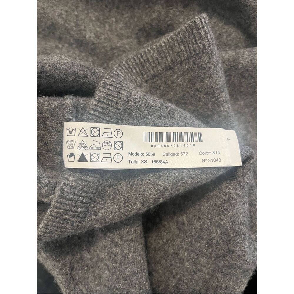 Massimo‎ Dutti Gray Wool Pull On Capri Trousers - Picture 4 of 6